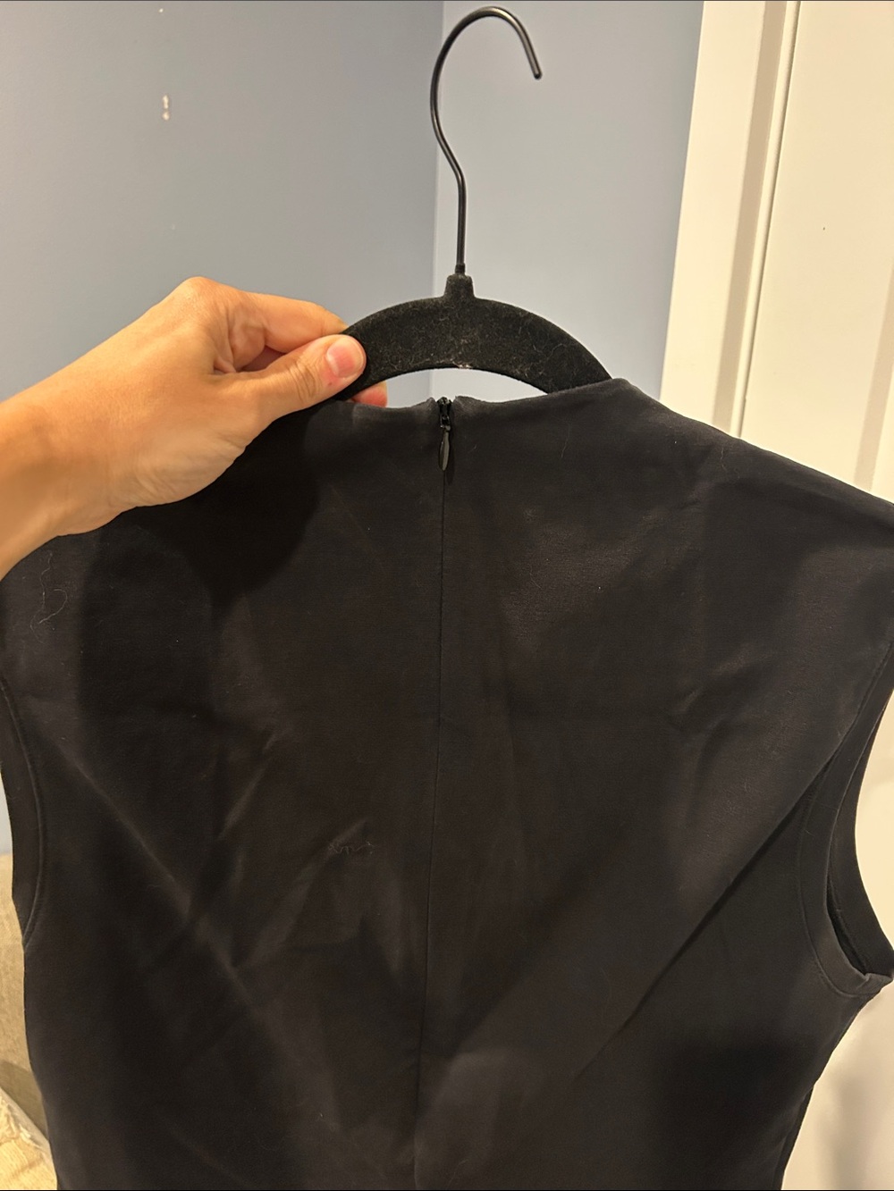 COS Slim-Fit Mock-Neck Mini Dress - Picture 7 of 7